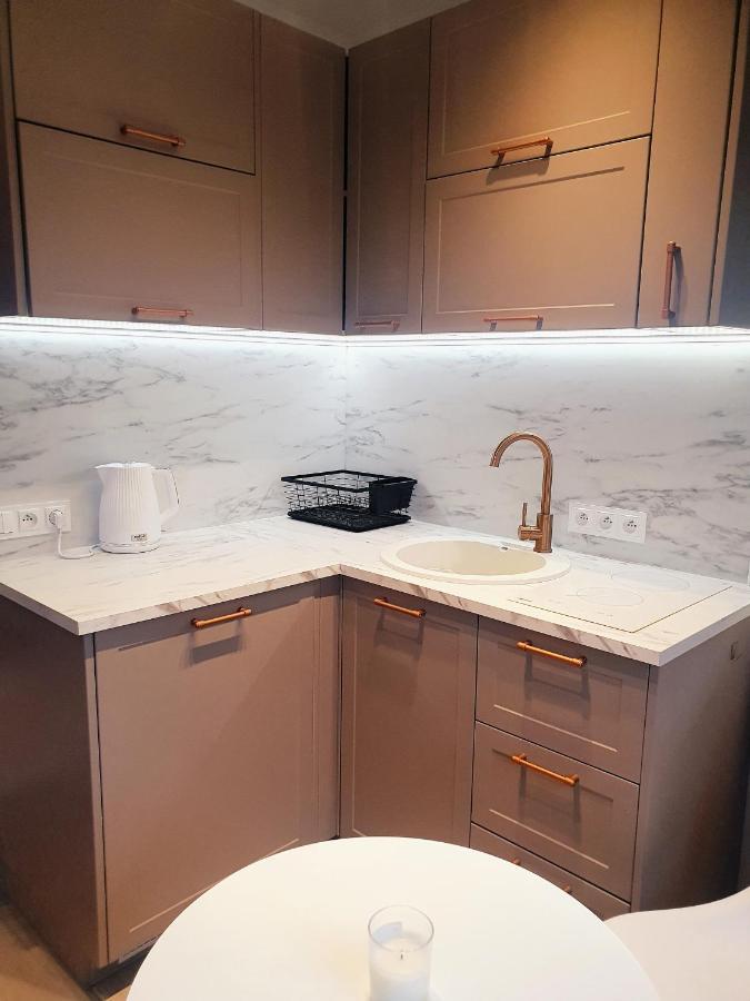 Apartament Beige Z Ogrodkiem Dziwnówek Exteriör bild